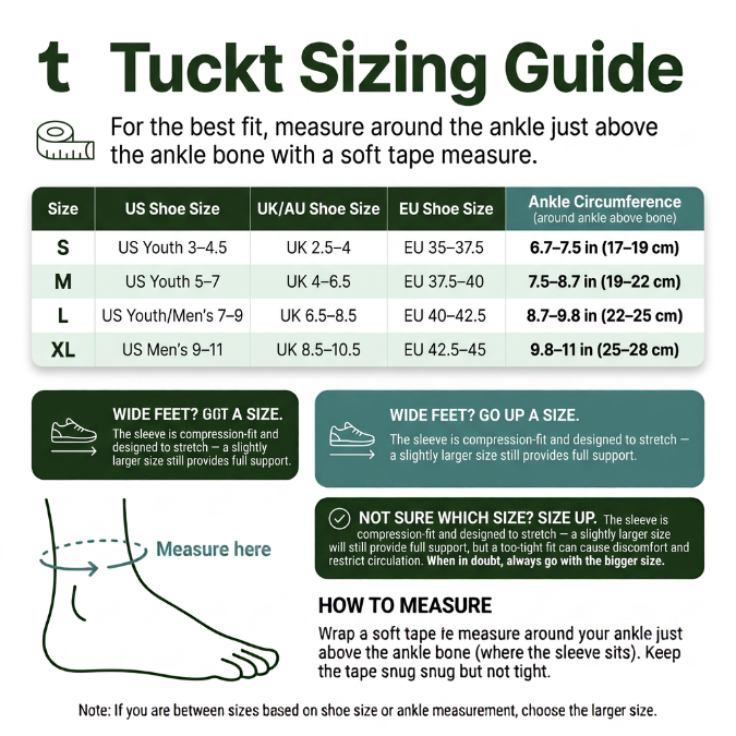 Support Your Feet with Tuckt Compression