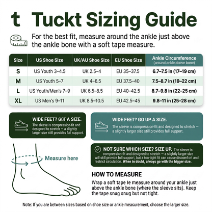 Support Your Feet with Tuckt Compression
